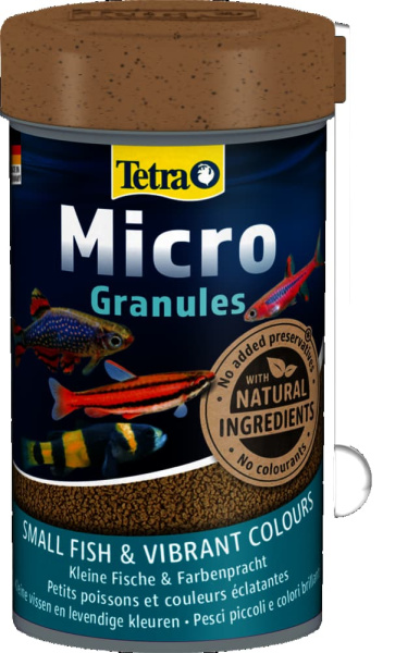 Корм для аквариумных декоративных рыб Tetra Micro Granules