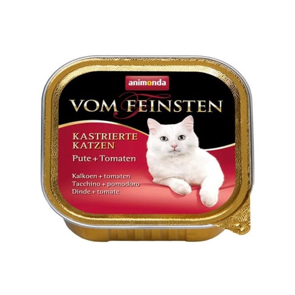Консервы для кастрированных котов Animonda Vom Feinsten (индейка, томаты) 