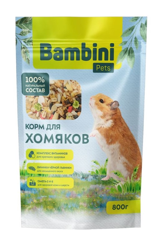 Корм для хомяков Bambini Pets