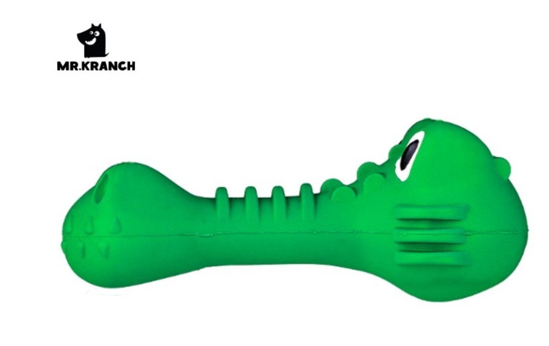 Игрушка для собак Mr.Kranch Крокодил с пищалкой 18 см