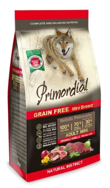 Каталог Сухой корм для собак Primordial Dog Adult Mini (дикий кабан, ягненок) для собак