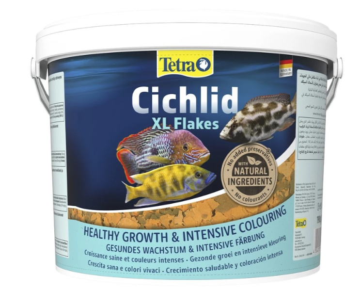 Корм для аквариумных рыбок Tetra Cichlid XL Flakes