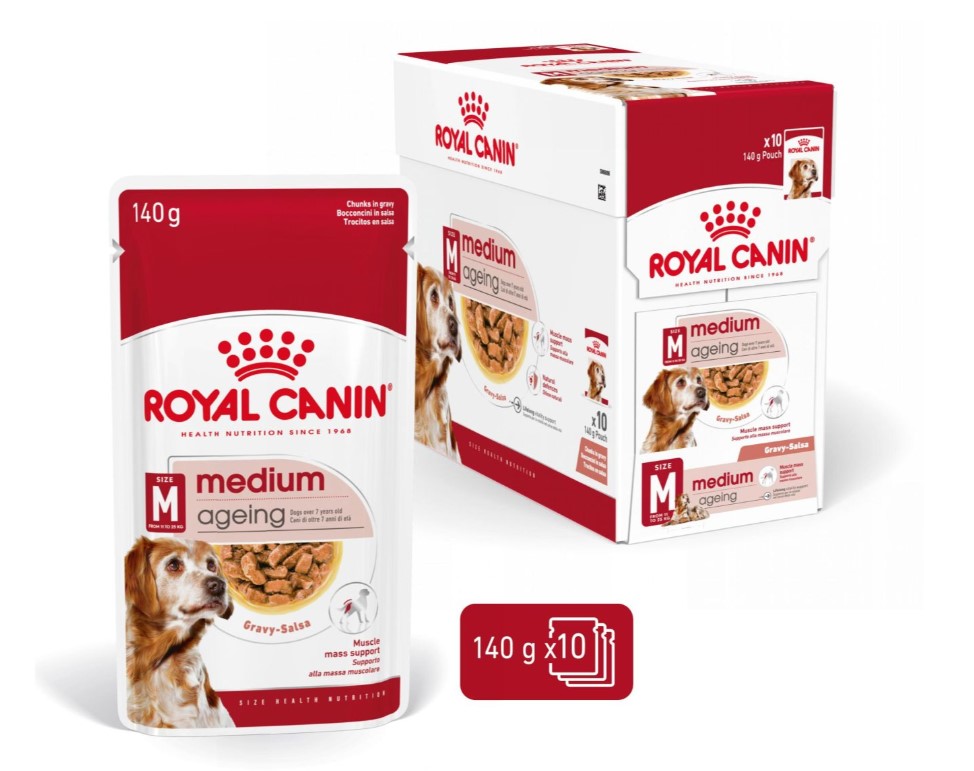 Влажный корм для собак Royal Canin Medium Ageing (соус)
