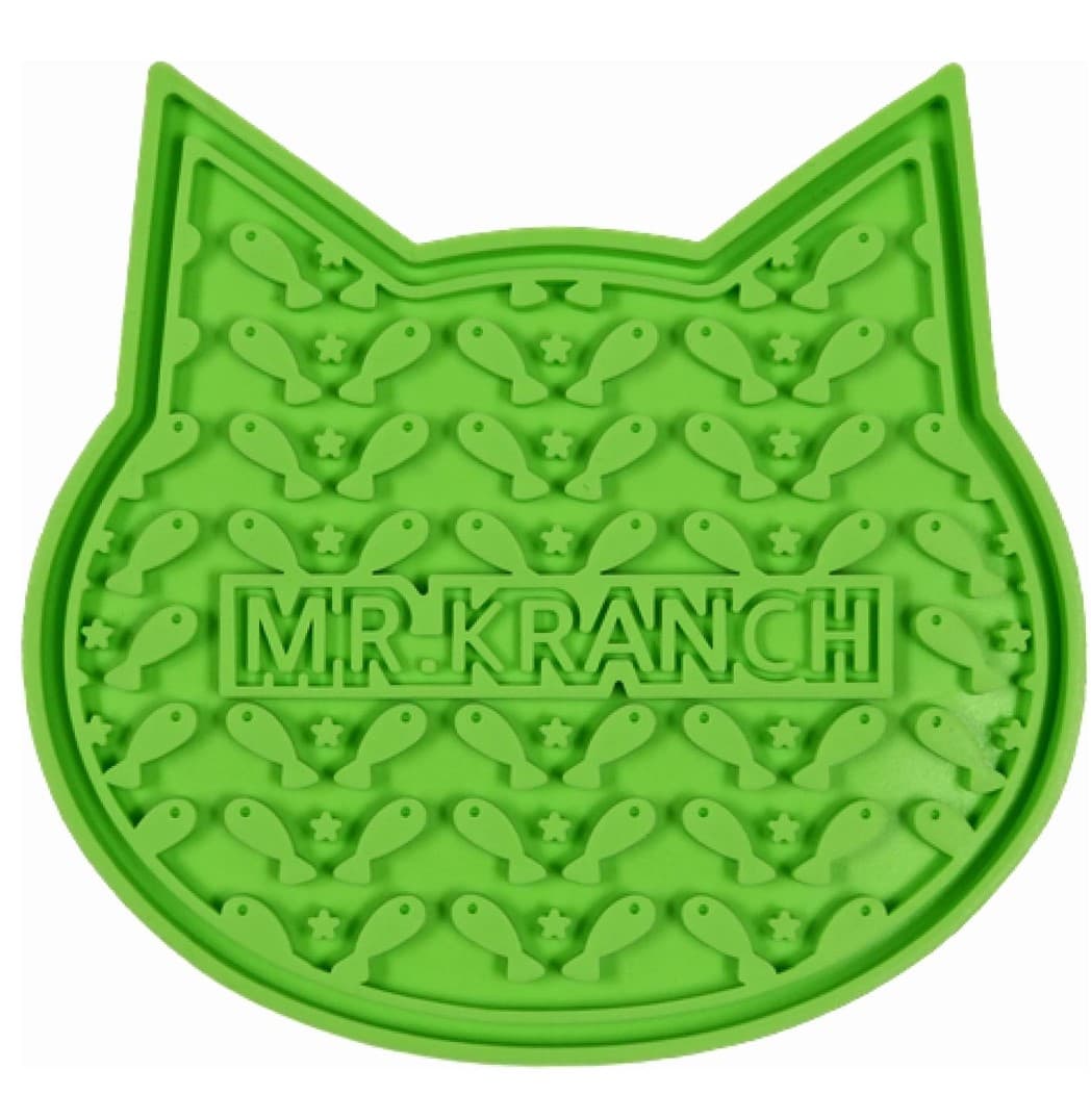 Лизательный коврик для собак Mr.Kranch для медленного поедания силиконовый 12 х 12 см