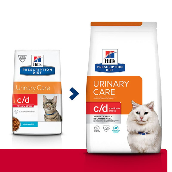 Сухой корм для кошек Hill's Prescription Diet c/d Multicare Urinary Stress (рыба)