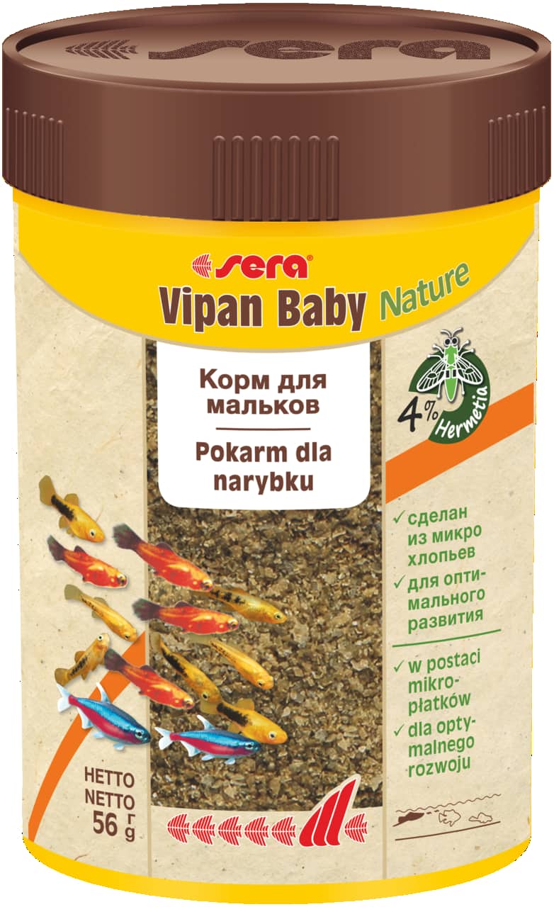 Корм хлопья для мальков всех рыб SERA Vipan baby 50 мл (730)