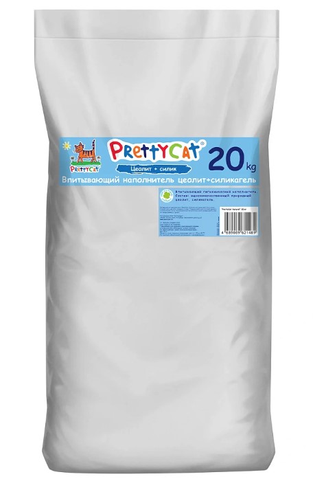 Наполнитель PrettyCat впитывающий глиняный Naturel