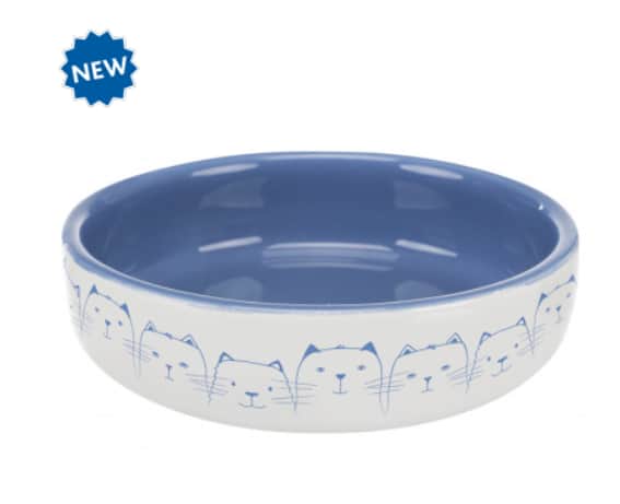 Миска "TRIXIE" для плоскомордых кошек 0.3 л/15 см (24770)