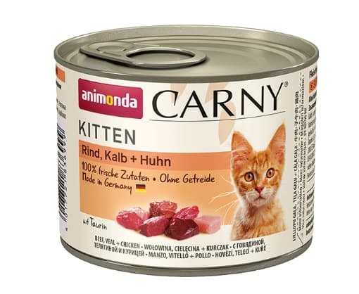 Консервы для котят Animonda CARNY Kitten (телятина, курица)