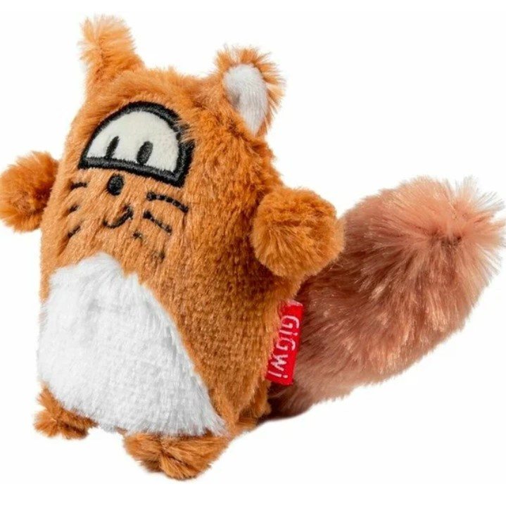 Игрушка для собак GiGwi Plush Friendz Лиса с большой пищалкой