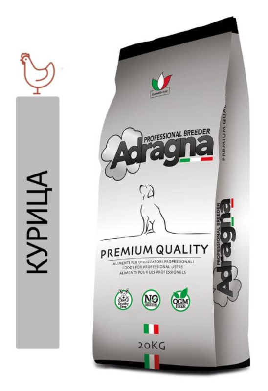 Каталог Сухой корм для собак Adragna Professional Breeder Premium Daily (курица) для собак