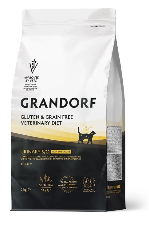 Сухой корм для кошек Grandorf Vet Cat Urinary S/O Moderate Calorie (индейка)