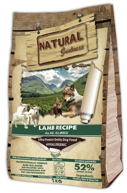 Сухой корм для собак Natural Greatness Lamb Recipe Sensitive All Age (ягненок)