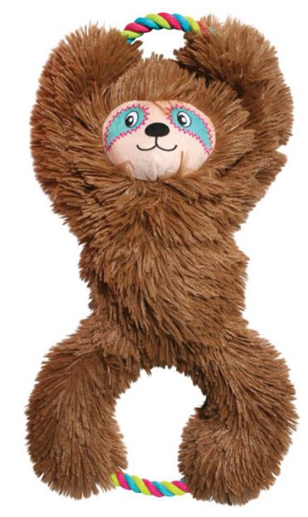 KONG Игрушка для собак Tuggz Sloth