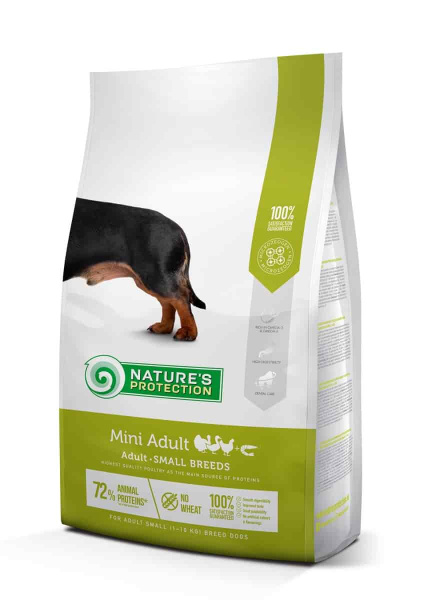 Каталог Сухой корм для собак Nature's Protection Adult Mini для собак