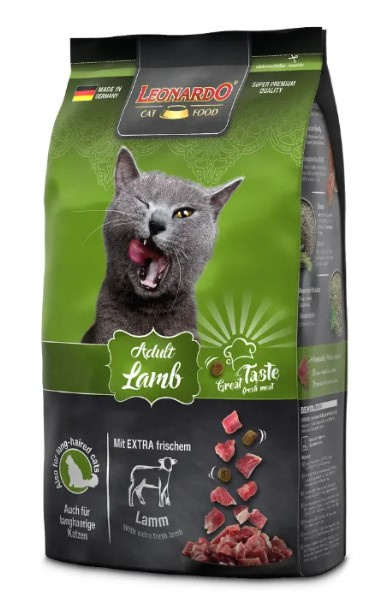 Сухой корм для кошек Leonardo Adult Cat (ягненок)