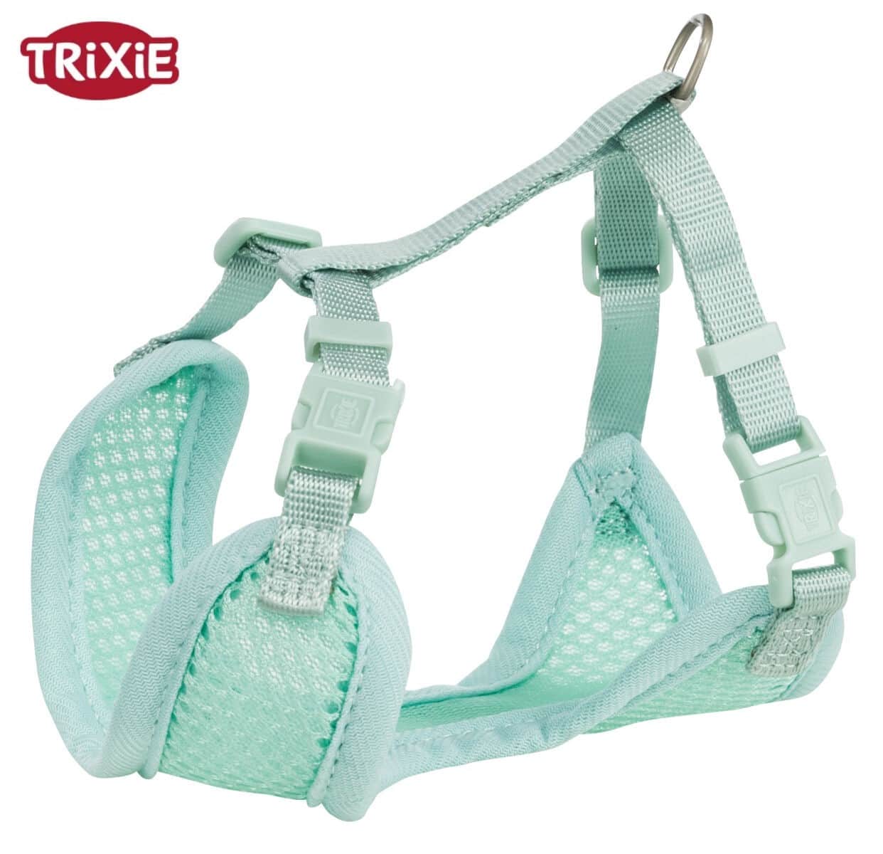 Шлея с поводком для щенков TRIXIE Junior-soft (мятный)