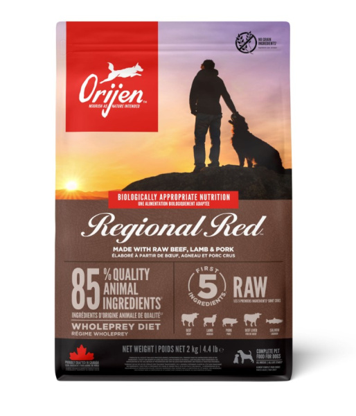 Каталог Сухой корм для собак ORIJEN REGIONAL RED DOG для собак
