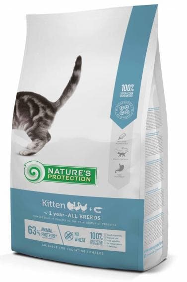 Nature's Protection Kitten полнорационный корм для котят