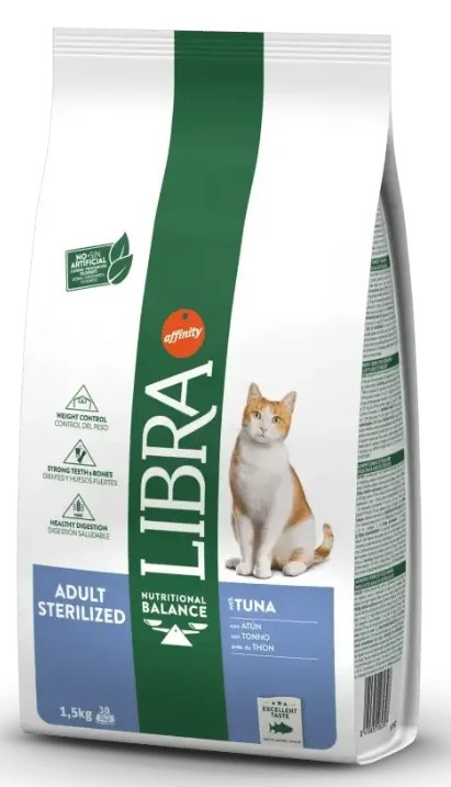 Сухой корм для кошек LIBRA STERILIZED Cat (тунец)