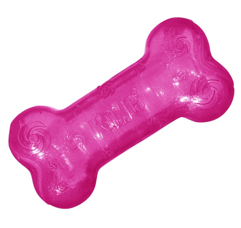 KONG Игрушка для собак Squeezz Crackle Bone Assor