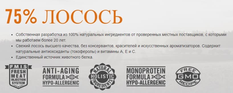 Сухой корм для кошек Optima Nova Cat Adult (лосось, рис)