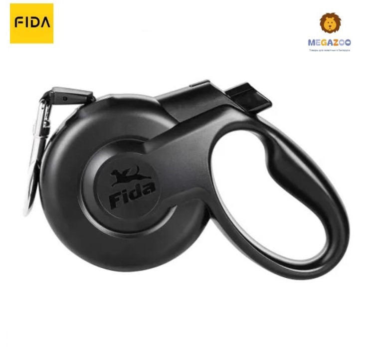 Поводок-рулетка лента для собак Fida Styleash