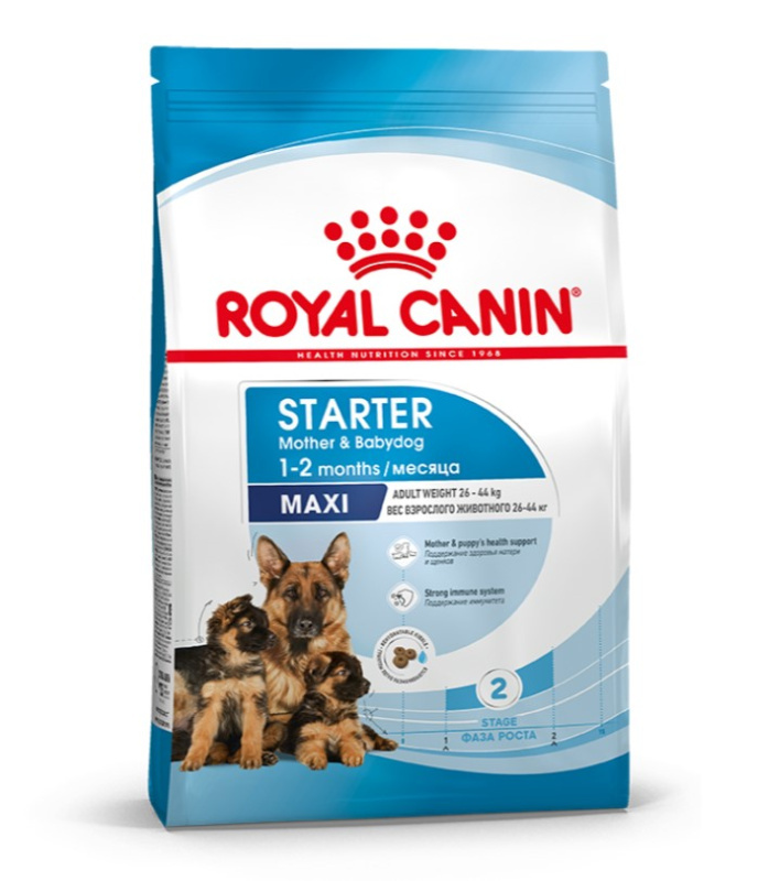 Каталог Сухой корм для щенков Royal Canin Maxi Starter для собак