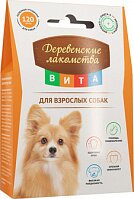 Витаминизированное лакомство для собак "Деревенские лакомства" 120 таб