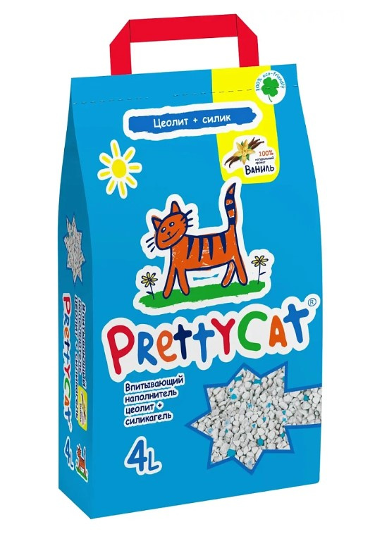 Наполнитель PrettyCat впитывающий глиняный Aroma Fruit с део-кристаллами