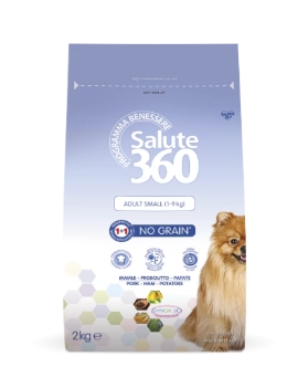 Каталог Сухой корм для собак PET360 SALUTE Adilt Mini Dog Grain Free (свинина, картофель) для собак