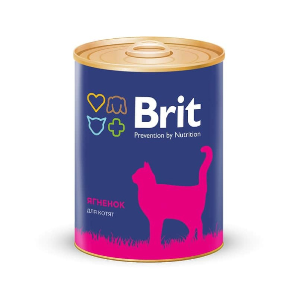 Еда для котят Brit Premium Lamb for Kitten с ягненком