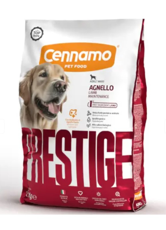 Каталог Сухой корм для собак крупных пород Cennamo Prestige PRD Adult Maxi Agnello (ягненок) для собак