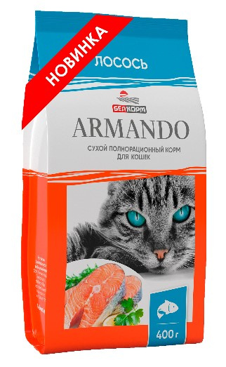 Сухой корм для кошек ARMANDO Adult (лосось)