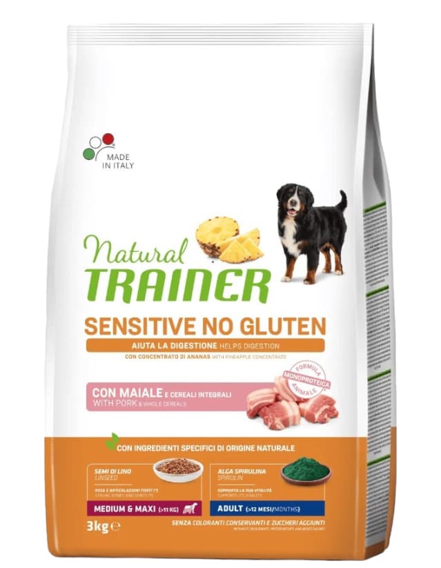 Еда для собак Trainer Natural Sensitive Medium&Maxi Adult (свинина)