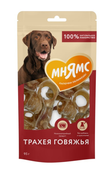 Лакомство Мнямс для собак Трахея говяжья