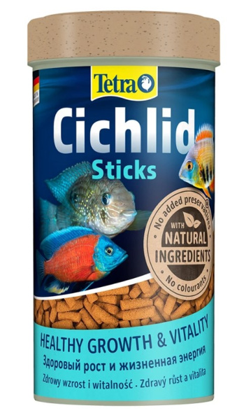 Корм для цихлид и крупных рыб Tetra Cichlid Sticks