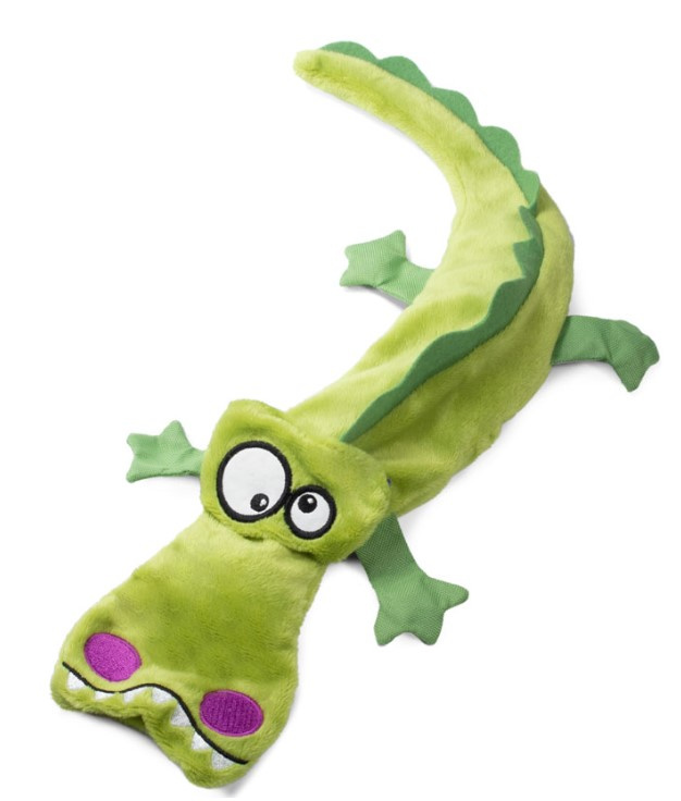 Игрушка для собак GiGwi Plush Friendz Крокодил с 4-мя пищалками