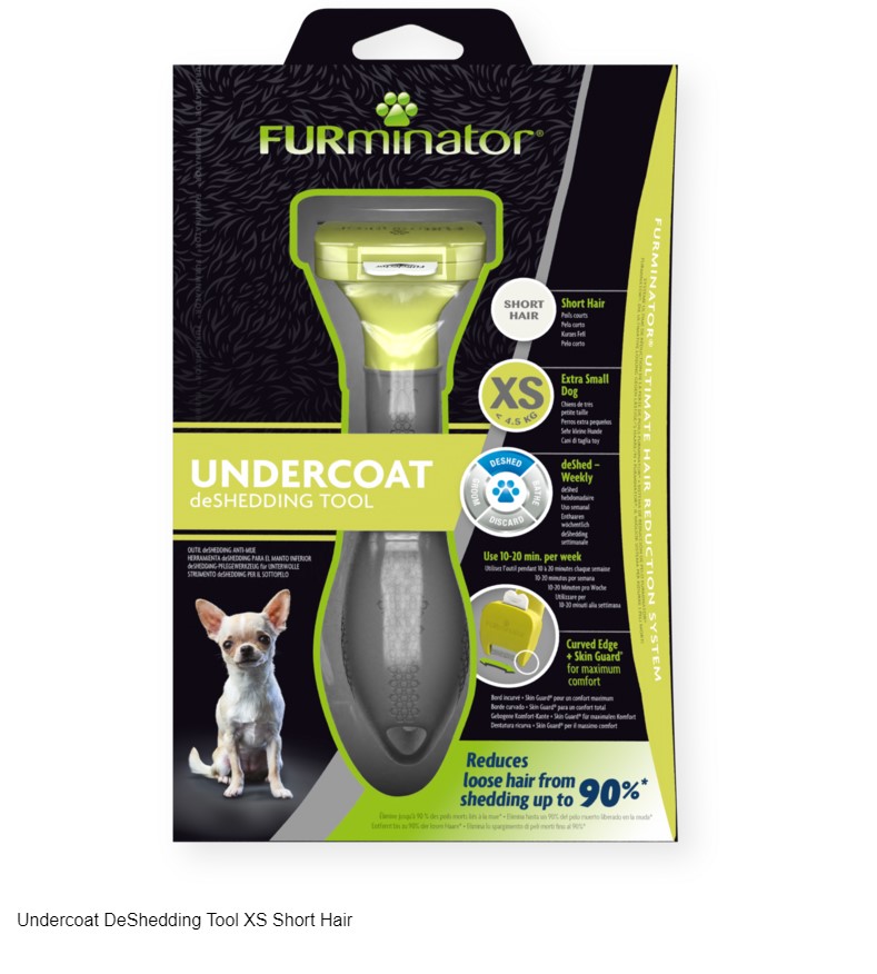 FURminator Undercoat Dog XS Short Hair для собак той пород с короткой шерстью