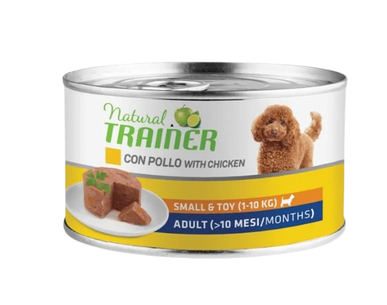 Влажная еда для собак мелких пород Trainer Natural Dog Adult Small & Toy (курица)