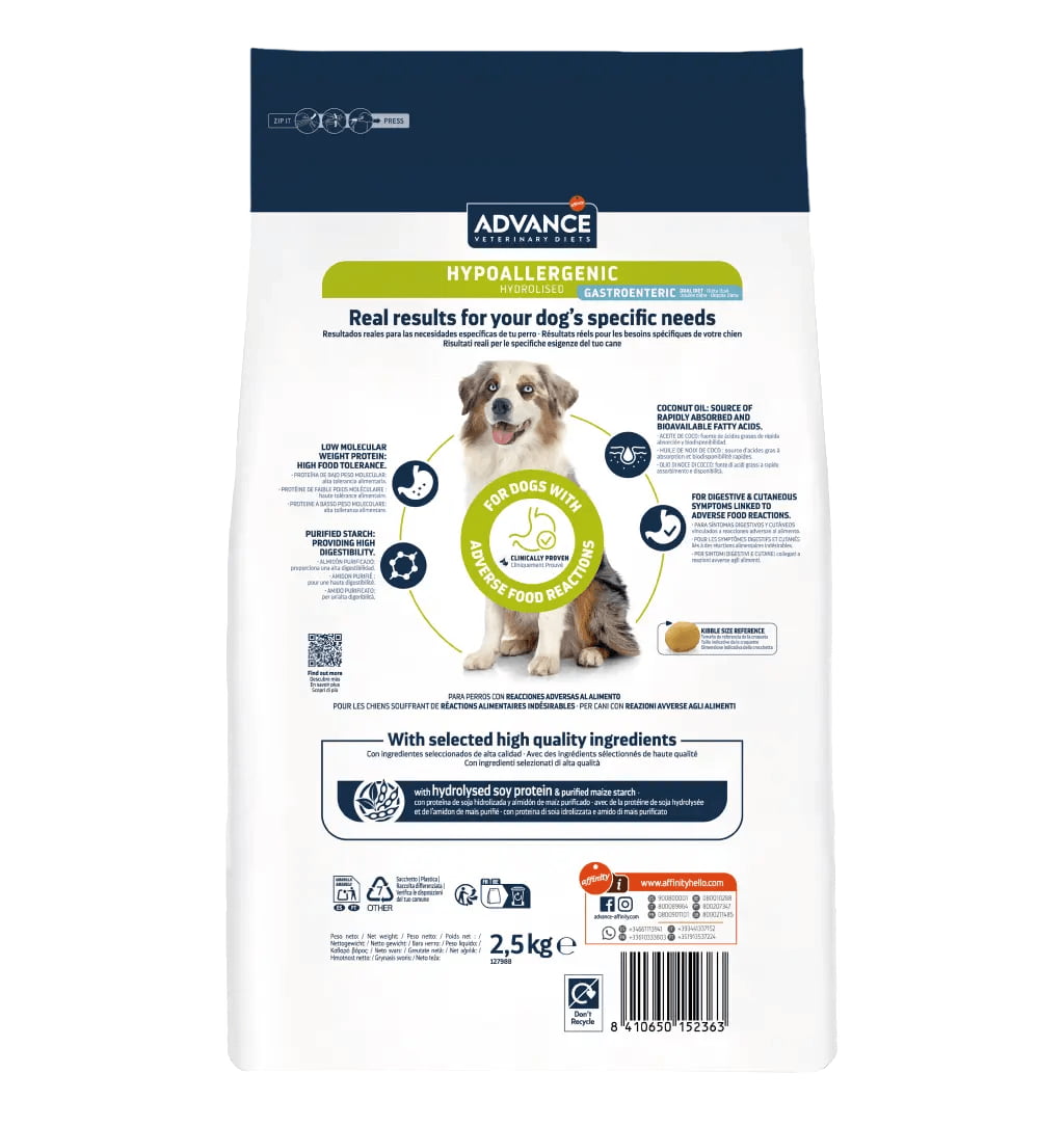 Диетическое питание для собак Сухой корм для собак Advance Veterinary Diets Hypoallergenic
