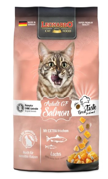 Сухой корм для кошек Leonardo GF Adult Cat (лосось)