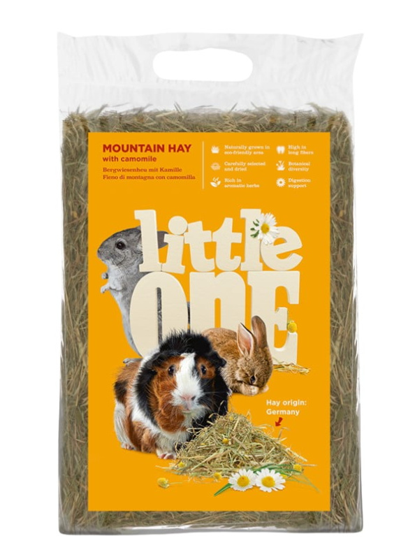 Горное сено Little One с ромашкой