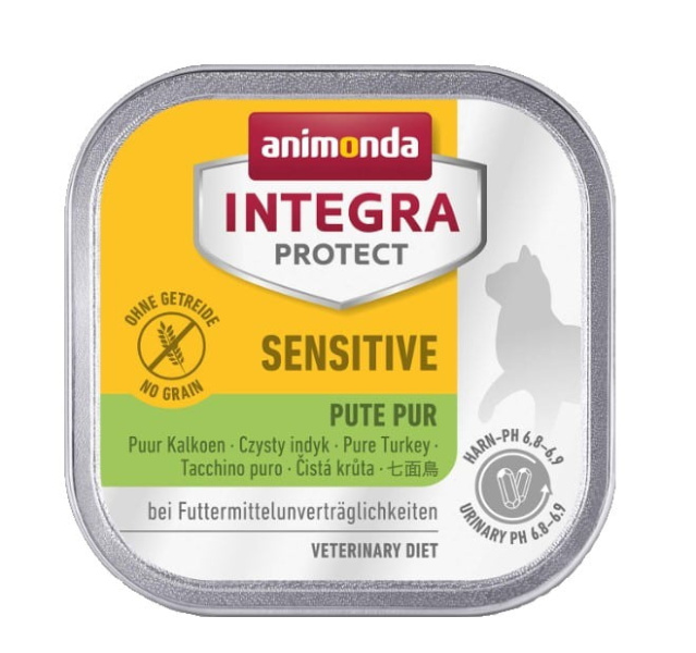 консервированный диетический корм Влажный корм для кошек Animonda Integra Protect Cat Sensitive (индейка) для кошек