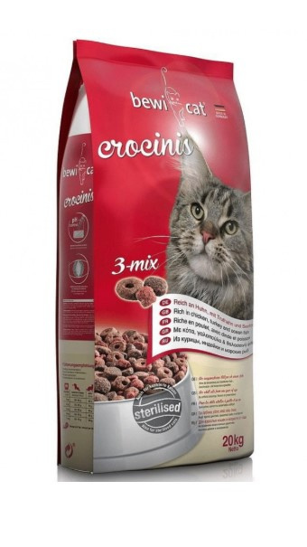 Сухой корм для кошек Bewi-Cat Crocinic Adult Cat (птица, индейка, рыба)