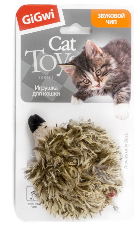 Игрушка для кошек GiGwi Melody Chaser Ёжик со звуковым чипом