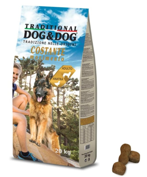 Пища для активных собак Сухой корм для собак Dog&Dog Costante Movimento (Утка)