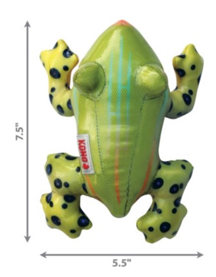 KONG Игрушка для собак Shields Tropics Frog