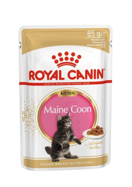 Пресервы для котят Royal Canin Kitten Maine Coon Adult в соусе 