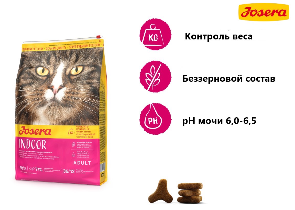Сухой корм для кошек Josera Indoor